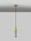 Preview: Nova Luce ROYAL Pendelleuchte E27 Gold 180x35cm dimmbar 9501241