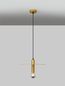 Preview: Nova Luce ROYAL Pendelleuchte E27 Gold 180x35cm dimmbar 9501241