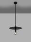 Preview: Nova Luce ROYAL Pendelleuchte E27 Schwarz 180x35cm dimmbar 9501243