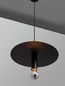 Preview: Nova Luce ROYAL Pendelleuchte E27 Schwarz 180x35cm dimmbar 9501243