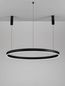 Preview: Nova Luce MOTIF LED Pendelleuchte Schwarz 72W Warmweiss 250x120cm dimmbar 9530201