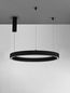 Preview: Nova Luce STING LED Pendelleuchte Schwarz 50W Warmweiss 200x80cm dimmbar 9558604