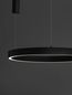 Preview: Nova Luce STING LED Pendelleuchte Schwarz 50W Warmweiss 200x80cm dimmbar 9558604