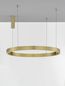 Preview: Nova Luce STING LED Pendelleuchte Bronze 60W Warmweiss 200x100cm dimmbar 9558608