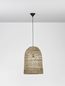 Preview: Nova Luce GRIFFIN Pendelleuchte E27 Braun 205x42cm dimmbar 9586506