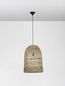 Preview: Nova Luce GRIFFIN Pendelleuchte E27 Braun 205x42cm dimmbar 9586506