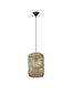 Preview: Nova Luce GRIFFIN Pendelleuchte E27 Braun 185x27cm dimmbar 9586507