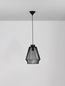 Preview: Nova Luce BREDO Pendelleuchte E27 Schwarz 185x27,5cm dimmbar 9586510