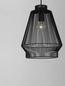 Preview: Nova Luce BREDO Pendelleuchte E27 Schwarz 185x27,5cm dimmbar 9586510