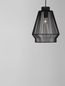 Preview: Nova Luce BREDO Pendelleuchte E27 Schwarz 185x27,5cm dimmbar 9586510