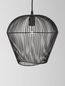 Preview: Nova Luce BREDO Pendelleuchte E27 Schwarz 185x31,5cm dimmbar 9586512