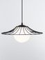 Preview: Nova Luce FLY Pendelleuchte E27 Schwarz 115x36cm dimmbar 9620126