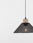 Preview: Nova Luce IAN Pendelleuchte E27 Schwarz 110x26cm dimmbar 9620128