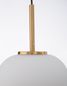 Preview: Nova Luce LATO Pendelleuchte E27 Gold 120x22cm dimmbar 9624062