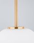 Preview: Nova Luce LATO Pendelleuchte E27 Gold 120x22cm dimmbar 9624062