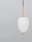 Preview: Nova Luce LATO Pendelleuchte E14 Gold-Weiss 120x15,8cm dimmbar 9624066