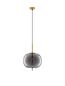 Preview: Nova Luce LATO Pendelleuchte E27 Gold-Rauchig 120x30cm dimmbar 9624079