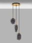 Preview: Nova Luce LATO Pendelleuchte E14 3-fach Gold 120x46cm dimmbar 9624082