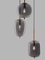 Preview: Nova Luce LATO Pendelleuchte E14 3-fach Gold 120x46cm dimmbar 9624082