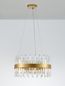 Preview: Nova Luce CROWN Pendelleuchte G9 7-fach Satin 120x55cm dimmbar 9695218