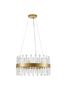 Preview: Nova Luce CROWN Pendelleuchte G9 7-fach Satin 120x55cm dimmbar 9695218