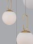 Preview: Nova Luce HOOK LED Pendelleuchte Gold 30,49W Warmweiss 180x42cm dimmbar 9695222