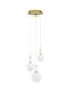 Preview: Nova Luce HOOK LED Pendelleuchte Gold 25,8W Warmweiss 180x39cm 9695223