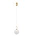 Preview: Nova Luce HOOK LED Pendelleuchte Gold 10,64W Warmweiss 120x18cm 9695224