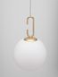 Preview: Nova Luce HOOK LED Pendelleuchte Gold 10,64W Warmweiss 120x18cm 9695224