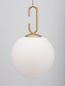 Preview: Nova Luce HOOK LED Pendelleuchte Gold 10,64W Warmweiss 120x18cm 9695224