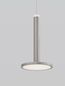 Preview: Nova Luce PALENCIA LED Pendelleuchte Nickel 10W Warmweiss 160x15cm 9695227