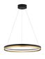 Preview: Nova Luce CANTRIA LED Pendelleuchte Schwarz 33W Warmweiss 150x60cm dimmbar 9695238