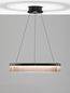 Preview: Nova Luce PAULINE LED Pendelleuchte Schwarz 50W Warmweiss 180x70cm dimmbar 9695262