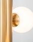 Preview: Nova Luce JAKLIN Pendelleuchte G9 3-fach Gold 150x31,5cm dimmbar 9724581