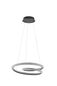 Preview: Nova Luce GINEVRA LED Pendelleuchte Schwarz 45W Warmweiss 120x48cm dimmbar 9748165