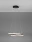 Preview: Nova Luce GINEVRA LED Pendelleuchte Schwarz 45W Warmweiss 120x48cm dimmbar 9748165