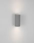 Preview: Nova Luce LIDO Wandleuchte GU10 Grau 2x7W IP65 8,6x10x18cm dimmbar 9790522