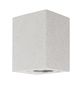 Preview: Nova Luce FUENTO Wandleuchte GU10 Weiß 7W IP65 8,6x10x12cm dimmbar 9790541