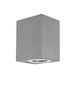 Preview: Nova Luce FUENTO Wandleuchte GU10 Grau 7W IP65 8,6x10x12cm dimmbar 9790542