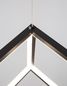 Preview: Nova Luce GABBIA LED Pendelleuchte Schwarz 45W Warmweiss 25x25x190cm dimmbar 9818251