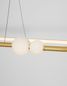 Preview: Nova Luce CELIA LED Pendelleuchte Satin 45W Warmweiss 100x29x120cm dimmbar 9820602