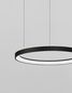 Preview: Nova Luce PERTINO LED Pendelleuchte Schwarz 48W Warmweiss 150x58cm dimmbar 9853684