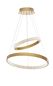 Preview: Nova Luce PRESTON LED Pendelleuchte Gold 62W Warmweiss 120x60cm dimmbar 9862852