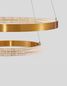 Preview: Nova Luce PRESTON LED Pendelleuchte Gold 62W Warmweiss 120x60cm dimmbar 9862852