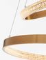 Preview: Nova Luce PRESTON LED Pendelleuchte Gold 62W Warmweiss 120x60cm dimmbar 9862852