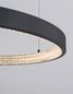 Preview: Nova Luce PRESTON LED Pendelleuchte Schwarz 35W Warmweiss 120x60cm dimmbar 9865160