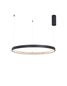 Preview: Nova Luce PRESTON LED Pendelleuchte Schwarz 50W Warmweiss 120x80cm dimmbar 9865180