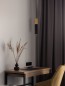 Preview: Nova Luce PONGO Pendelleuchte GU10 Schwarz 180x5,6cm dimmbar 9911523