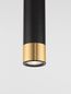 Preview: Nova Luce PICTO Pendelleuchte GU10 Schwarz-Gold 200x6cm dimmbar 9911529