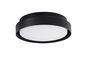 Preview: Nova Luce OLIVER LED Wand,-Deckenleuchte Schwarz 20W IP65 Warmweiss 27x27x7cm 9944603